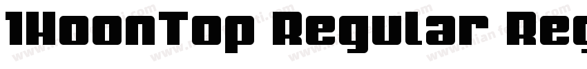 1HoonTop Regular Reg字体转换